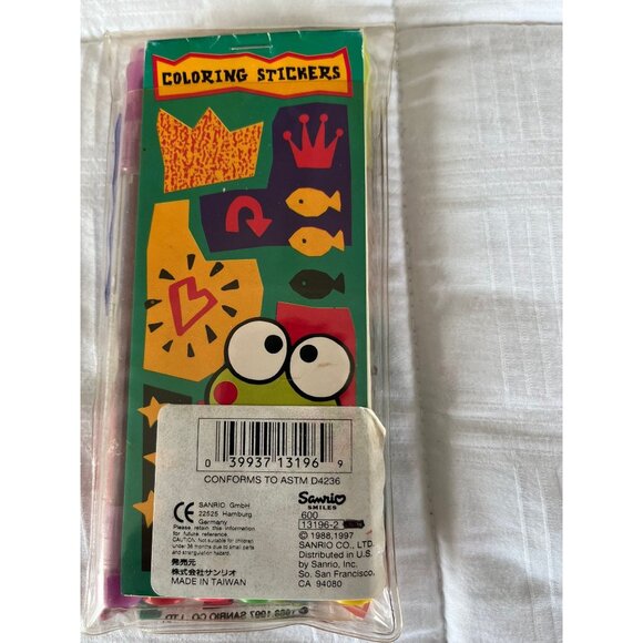 Vtg 1988-1997 Sanrio Hello Kitty Keroppi Frog Felt Tip Pen Set Of 6 & 5 Page - Picture 5 of 8